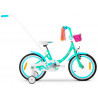 Rower dziecięcy Tabou Mini koła 14" miętowy / niebieski 2024