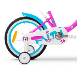 Rower dziecięcy Tabou Mini koła 18" różowy / niebieski 2024