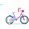Rower dziecięcy Tabou Mini koła 18" różowy / niebieski 2024