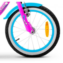 Rower dziecięcy Tabou Mini koła 18" różowy / niebieski 2024