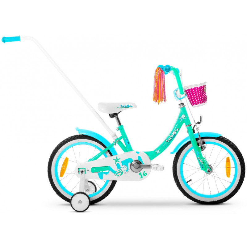 Rower dziecięcy Tabou Mini Alu koła 14" miętowy / niebieski 2024