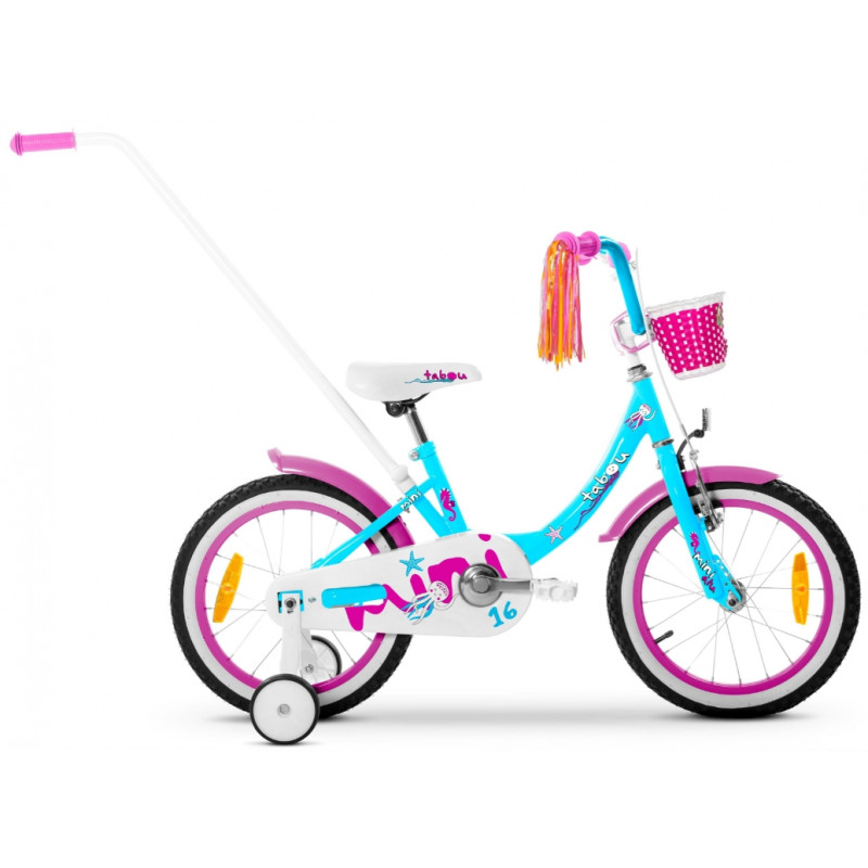Rower dziecięcy Tabou Mini Alu koła 20" niebieski / jagodowy 2024