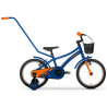 Rower dziecięcy TABOU ROCKET LITE koła 16" niebieski / pomarańczowy 2024