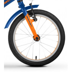 Rower dziecięcy TABOU ROCKET LITE koła 18" niebieski / pomarańczowy 2024