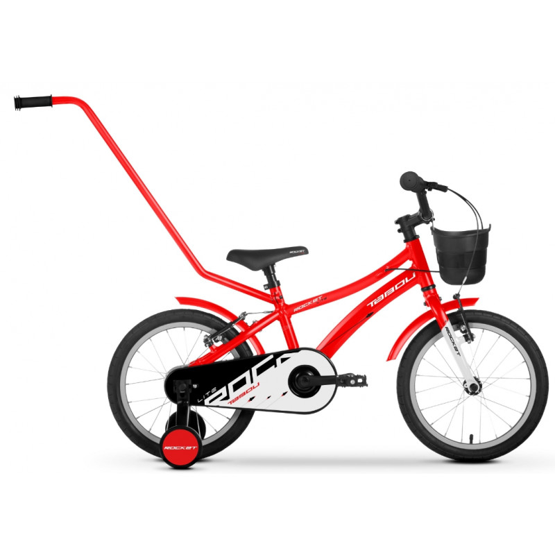 Rower dziecięcy TABOU ROCKET LITE koła 18" czerwony / biały 2024