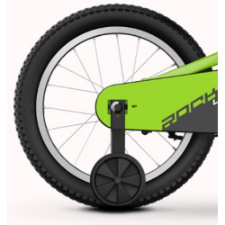 Rower dziecięcy TABOU ROCKET LITE MG koła 16" limonkowy / biały 2024