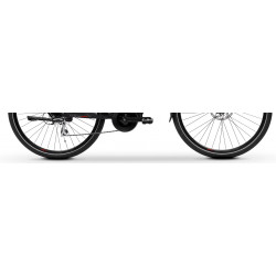 Rower elektryczny TABOU 28 KINETIC UP 2.0 W czarny / czerwony 2024