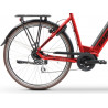Rower elektryczny TABOU KINETIC MONO UP 1.0 W damski czerwony / czarny
