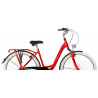 Rower miejski damski TABOU KAYLA czerwony / czarny 2024