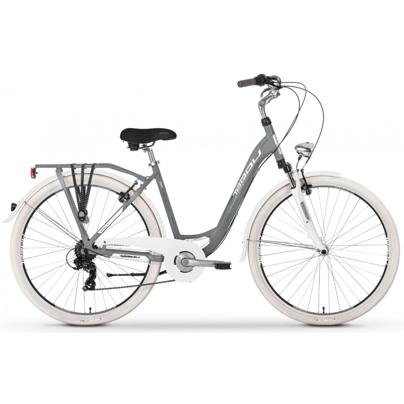 Rower miejski TABOU KAYLA szary / biały 2024