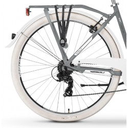 Rower miejski TABOU KAYLA szary / biały 2024