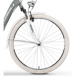 Rower miejski TABOU KAYLA szary / biały 2024