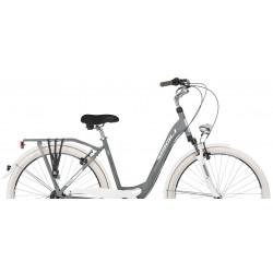 Rower miejski TABOU KAYLA szary / biały 2024