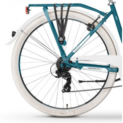 Rower miejski damski TABOU KAYLA niebieski / biały 2024