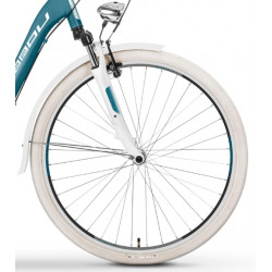 Rower miejski damski TABOU KAYLA niebieski / biały 2024