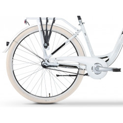 Rower miejski damski TABOU KAYLA NEXUS biały / czarny 2024