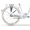 Rower miejski damski TABOU KAYLA NEXUS biały / czarny 2024
