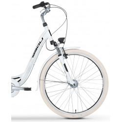 Rower miejski damski TABOU KAYLA NEXUS biały / czarny 2024