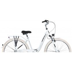 Rower miejski damski TABOU KAYLA NEXUS biały / czarny 2024