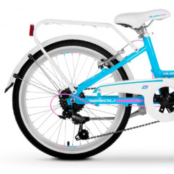 Rower młodzieżowy TABOU QUEEN 20" niebieski różowy 2024