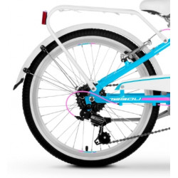 Rower młodzieżowy TABOU QUEEN 20" niebieski różowy 2024