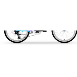 Rower młodzieżowy TABOU QUEEN 20" niebieski różowy 2024