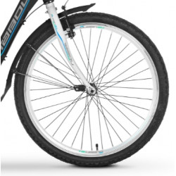 Rower młodzieżowy TABOU QUEEN 24 NEXUS czarny / miętowy 2024