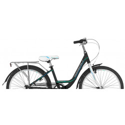 Rower młodzieżowy TABOU QUEEN 24 NEXUS czarny / miętowy 2024