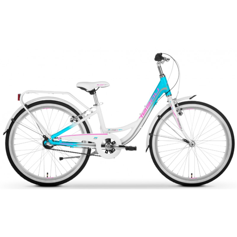 Rower młodzieżowy TABOU QUEEN 24 NEXUS niebieski / biały 2024
