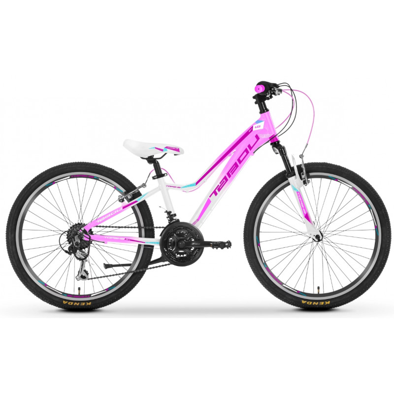 Rower młodzieżowy TABOU TOPSHE 24 1.0 różowy / biały 2024