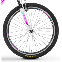 Rower młodzieżowy TABOU TOPSHE 24 1.0 różowy / biały 2024