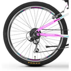 Rower młodzieżowy TABOU TOPSHE 24 1.0 różowy / biały 2024