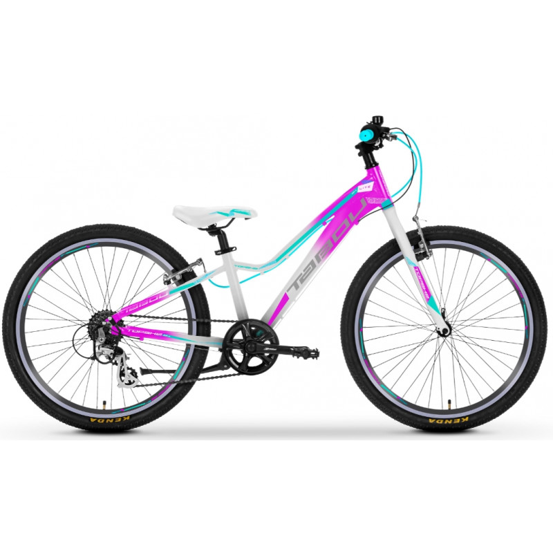 Rower młodzieżowy TABOU TOPSHE 24 LITE różowy / turkusowy 2024