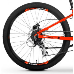 Rower młodzieżowy TABOU BADBOY 24 1.0 pomarańczowy / czarny 2024