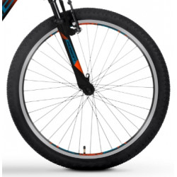 Rower młodzieżowy TABOU POISON 24 1.0 pomarańczowy / czarny 2024