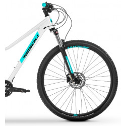 Rower MTB TABOU 29 WIZZ 5.0 (20s DEORE) biały / turkusowy