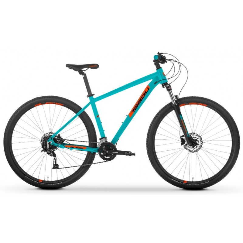 Rower MTB TABOU BLADE 29 4.0 (18s ALIVIO) turquoise / orange 2024