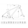 Rower górski Kellys Gibon 10 koła 27.5" szary 2024