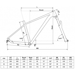 Rower górski KELLYS Gate 90 limonkowy 29" 2024