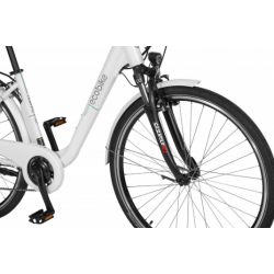 Rower elektryczny Ecobike Traffic biały Greenway 36V 14,5Ah (522Wh) 2024