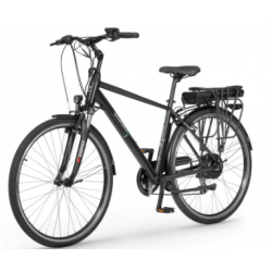 Rower elektryczny EcoBike Traffic M czarny LG 36V 17,5Ah (630Wh) 2024