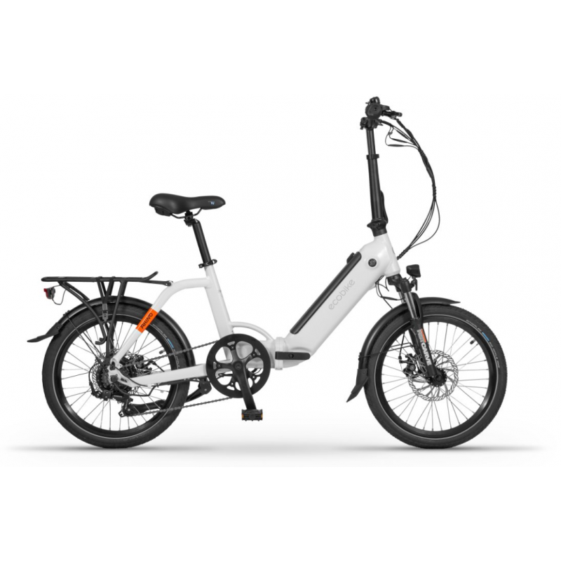 Rower elektryczny Ecobike Rhino 36V 14.5 Ah (522 Wh) Biały 2024