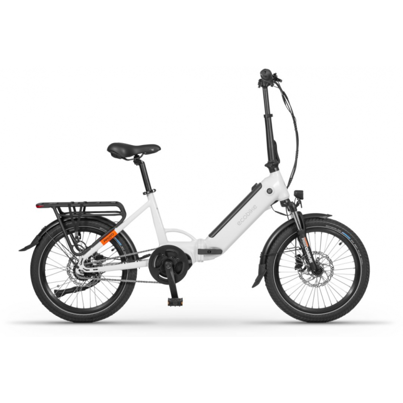 Rower elektryczny Ecobike Rhino Cruise 36V 14.5 Ah (504 Wh) Biały 2024