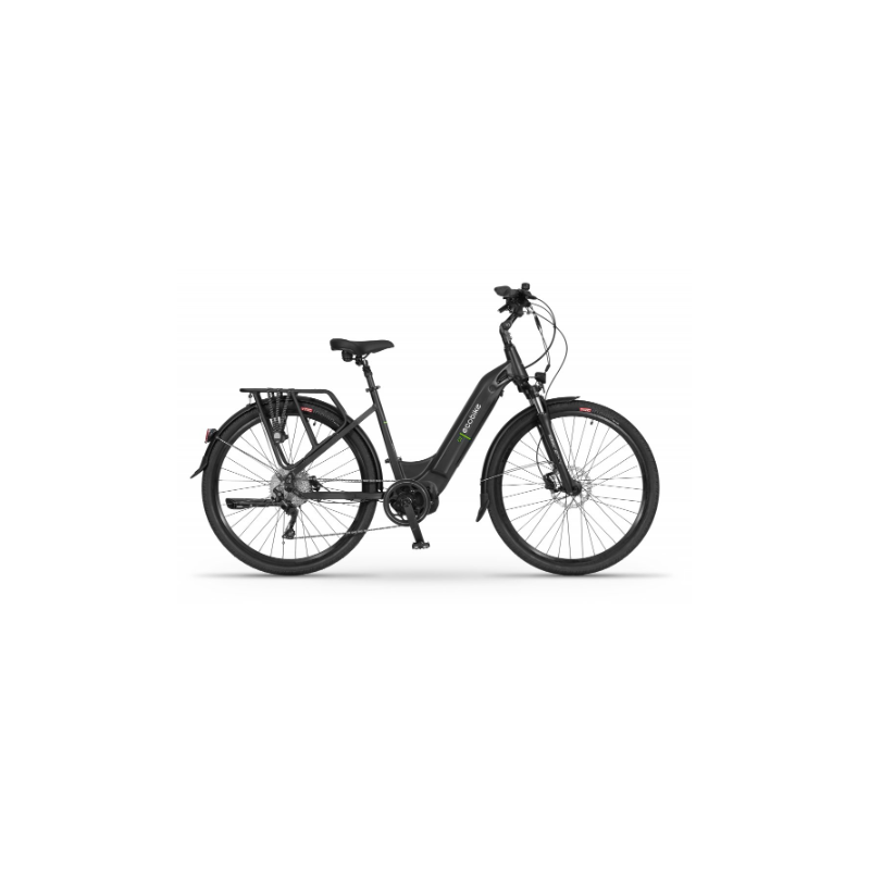 Rower elektryczny Ecobike D2 City czarny 48V 14Ah (672Wh) 2024