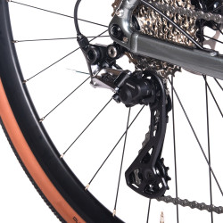 Rower gravel męski Unibike Geos grafitowy