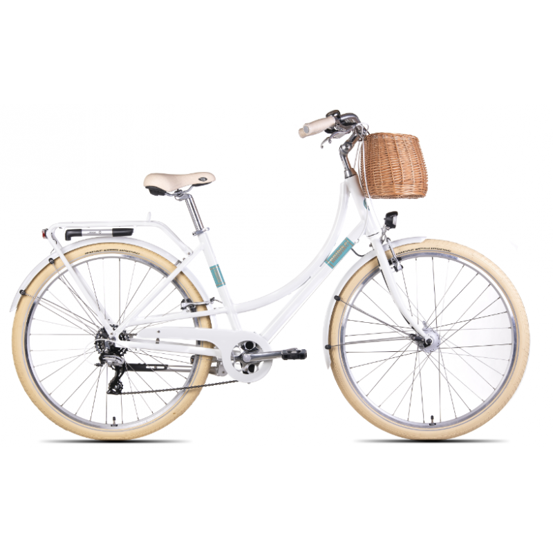 Rower turystyczny Unibike citizen 7 biały 2024