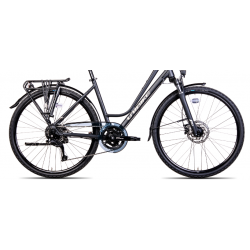 Rower turystyczny Voyager LDS szary 2024