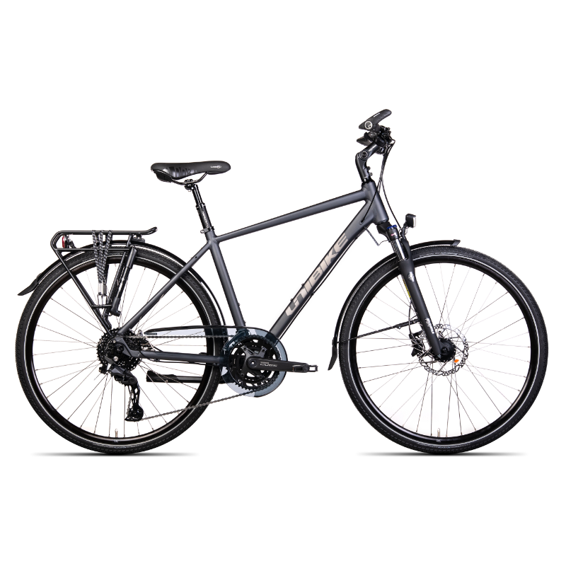 Rower turystyczny Unibike Atlantis GTS szary 2024