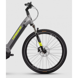 Rower elektryczny Haibike Trekking 6 Cross szary / neonowy 2024