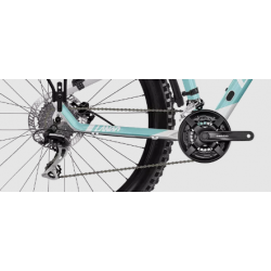 Rower górski GHOST Lanao Youth EQ pearl white crystal / blue green glossy 2025